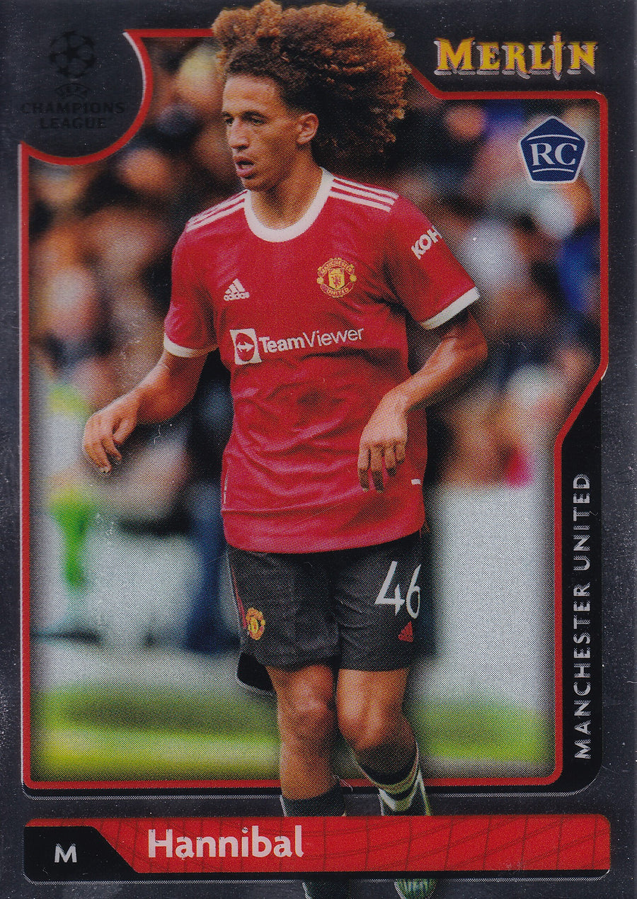 055. HANNIBAL - MANCHESTER UNITED - ROOKIE CARD
