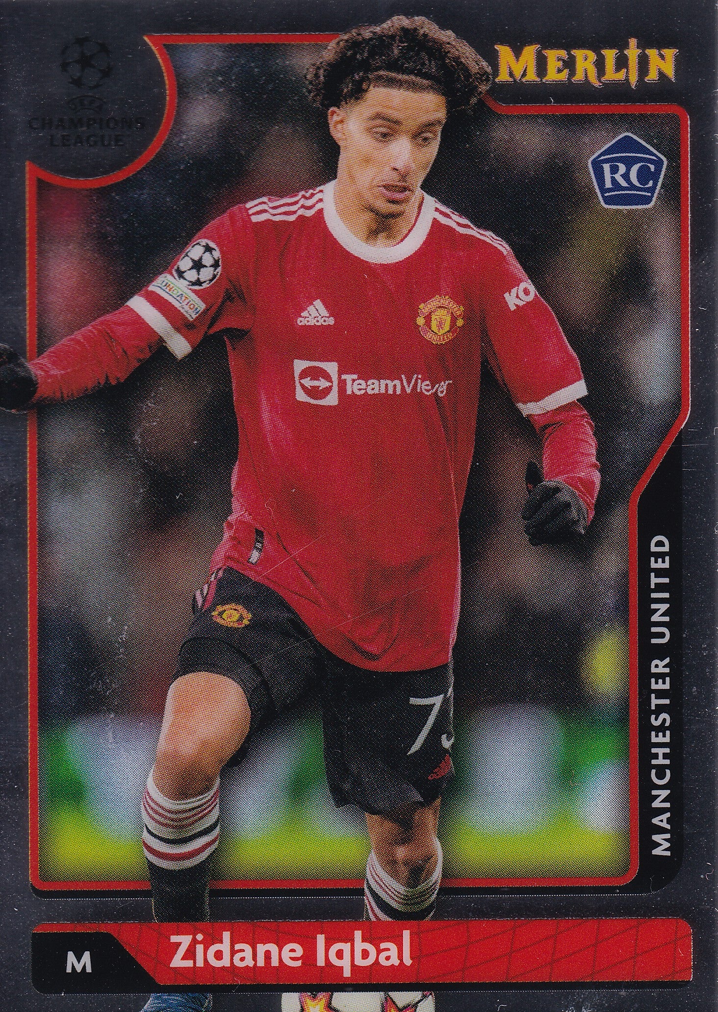 098. ZIDANE IQBAL - MANCHESTER UNITED - ROOKIE CARD