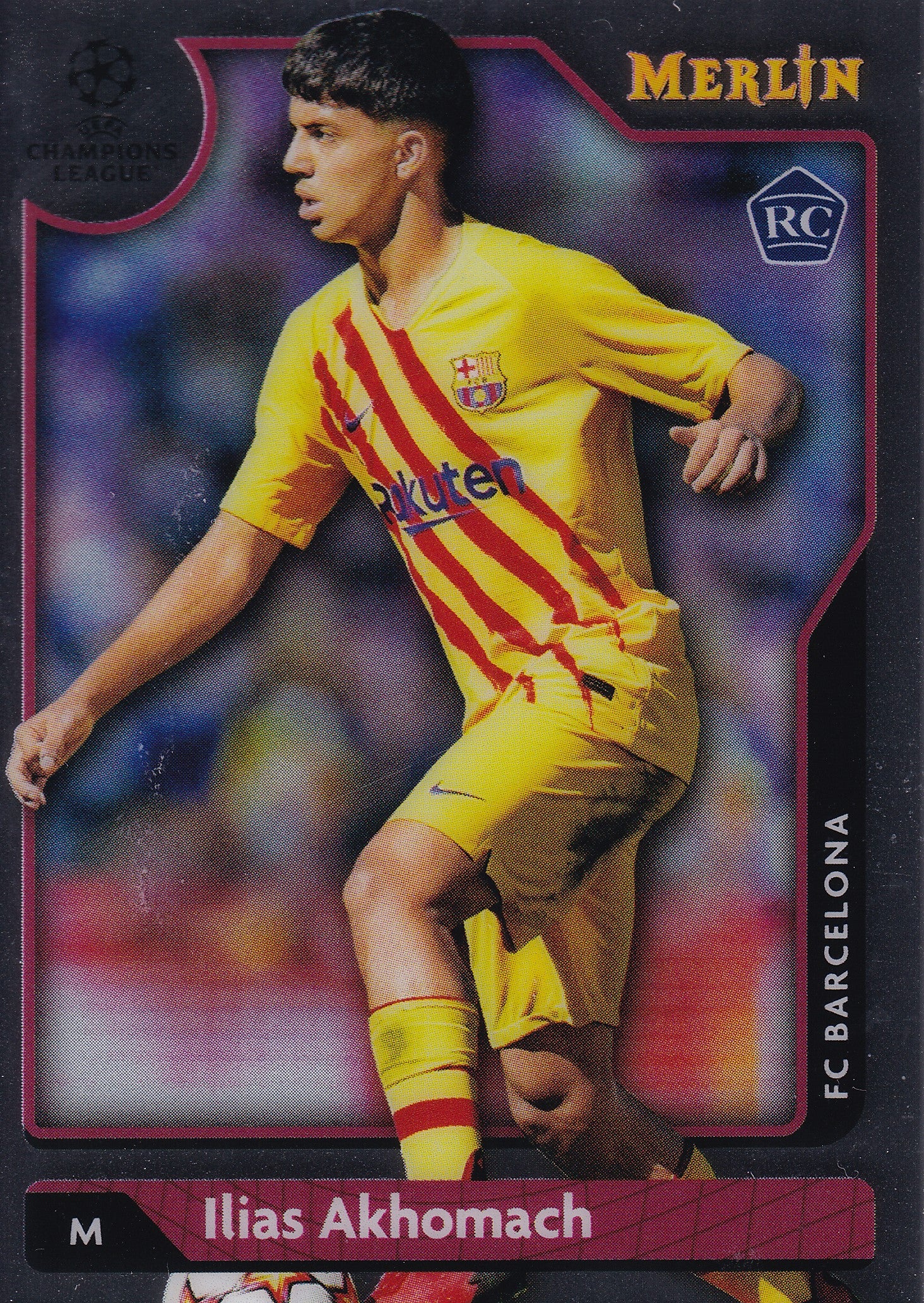 126. ILIAS AKHOMACH - FC BARCELONA - ROOKIE CARD