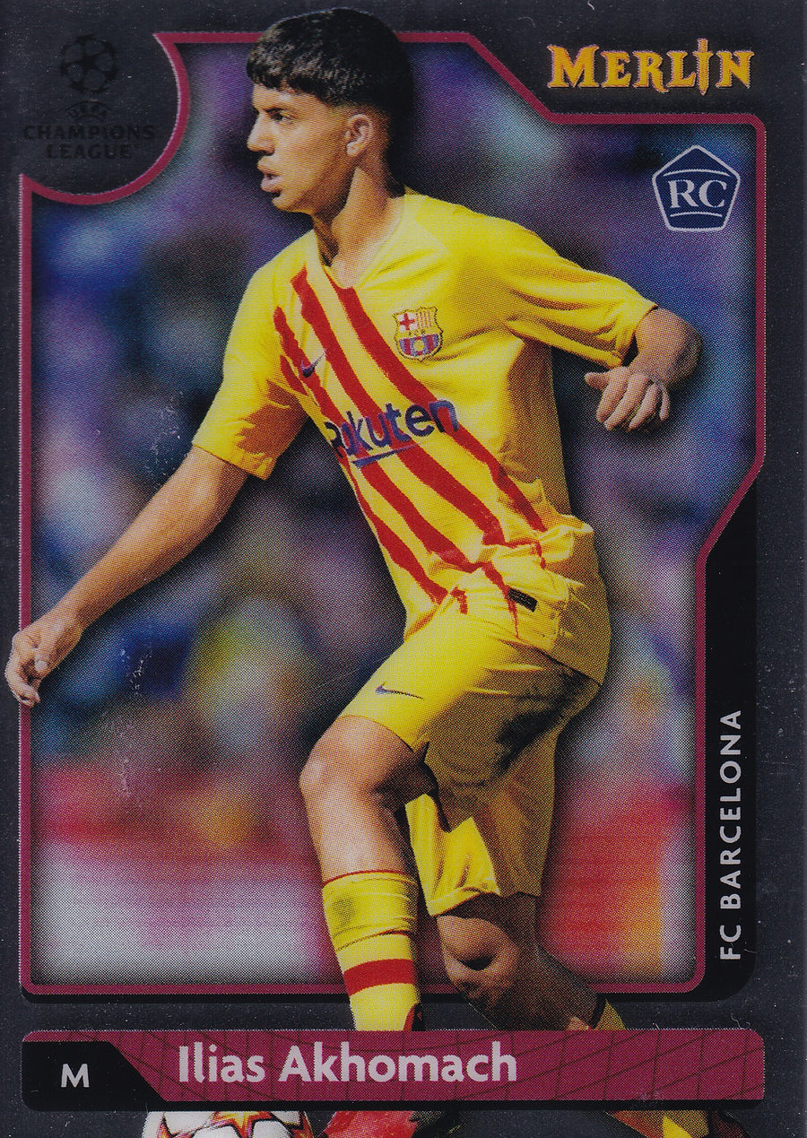 126. ILIAS AKHOMACH - FC BARCELONA - ROOKIE CARD