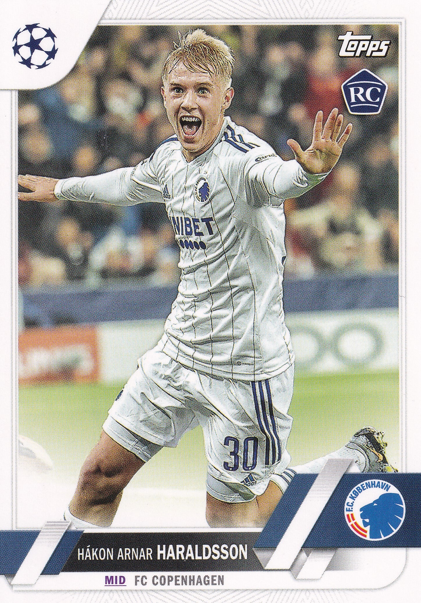 175. HÅKON ARNAR HARALDSSON - FC COPENHAGEN - ROOKIE CARD