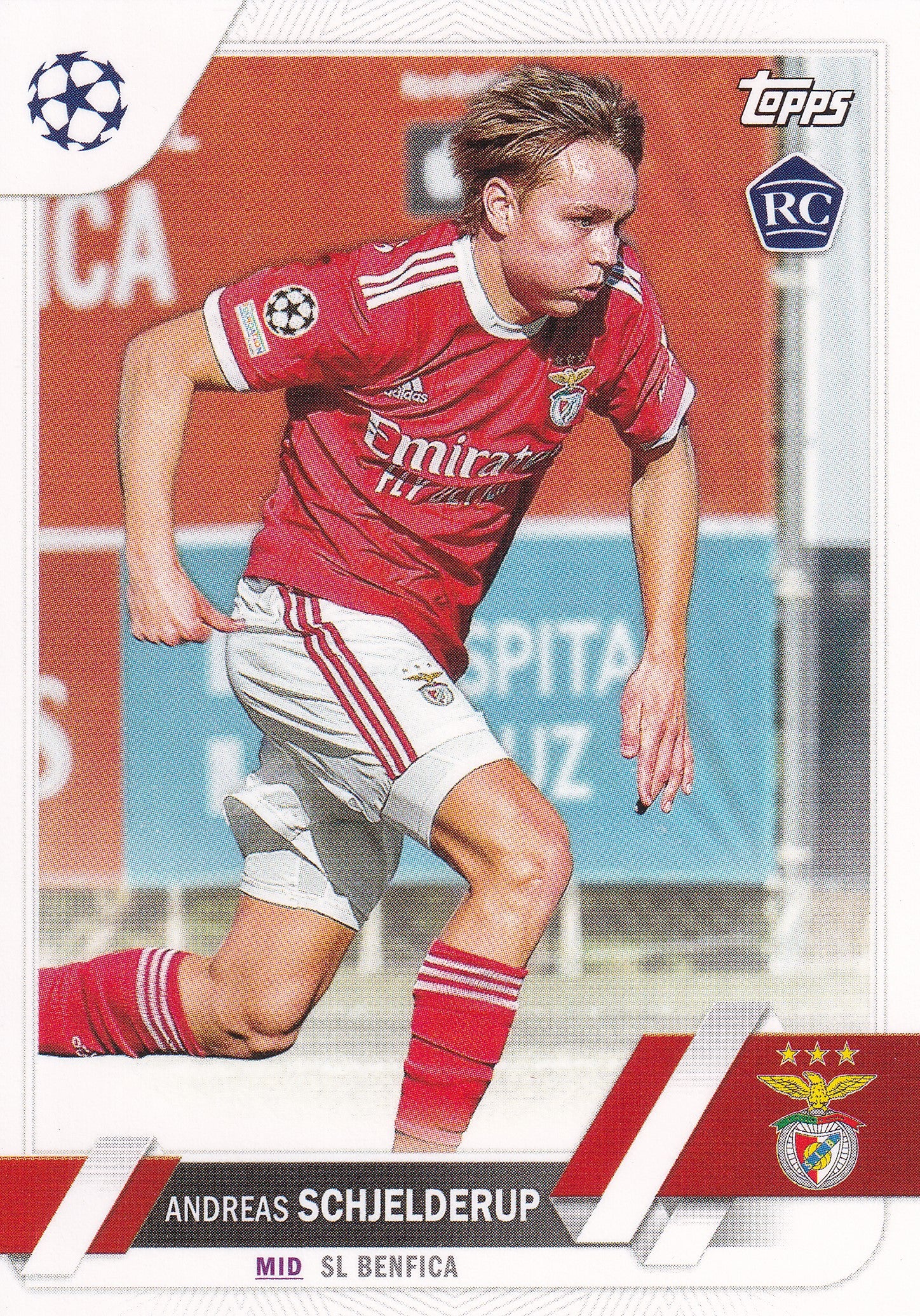 170. ANDREAS SCHJELDRUP - SL BENFICA - ROOKIE CARD