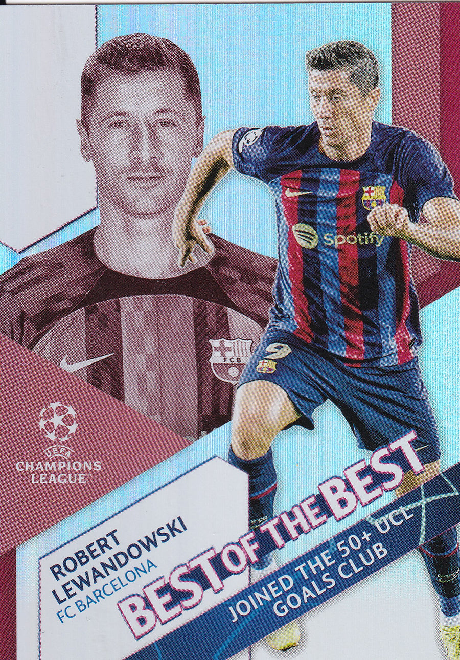 BB-09. ROBERT LEWANDOWSKI - FC BARCELONA - BEST OF THE BEST - JOINED THE 50+ UCL GOALS CLUB
