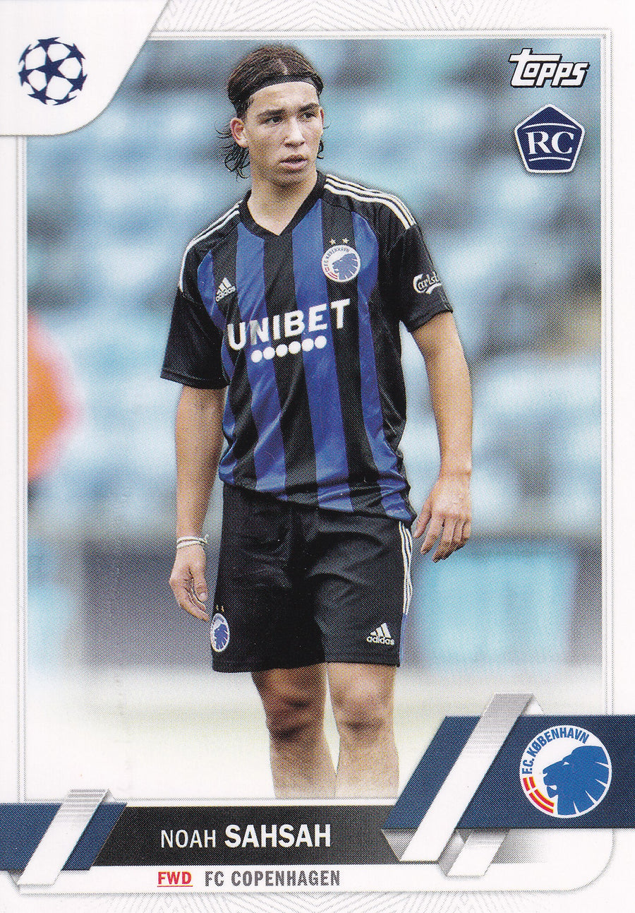 141. NOAH SAHSAH - FC COPENHAGEN - ROOKIE CARD