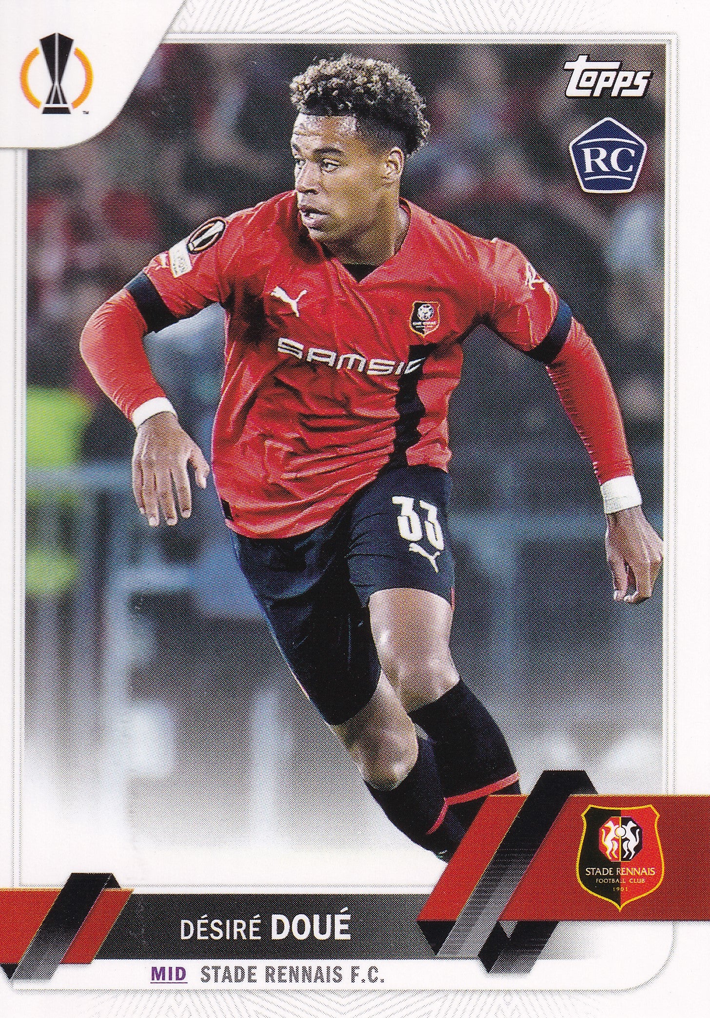 048. DESIRE DOUE - STADE RENNAIS F.C. - ROOKIE CARD