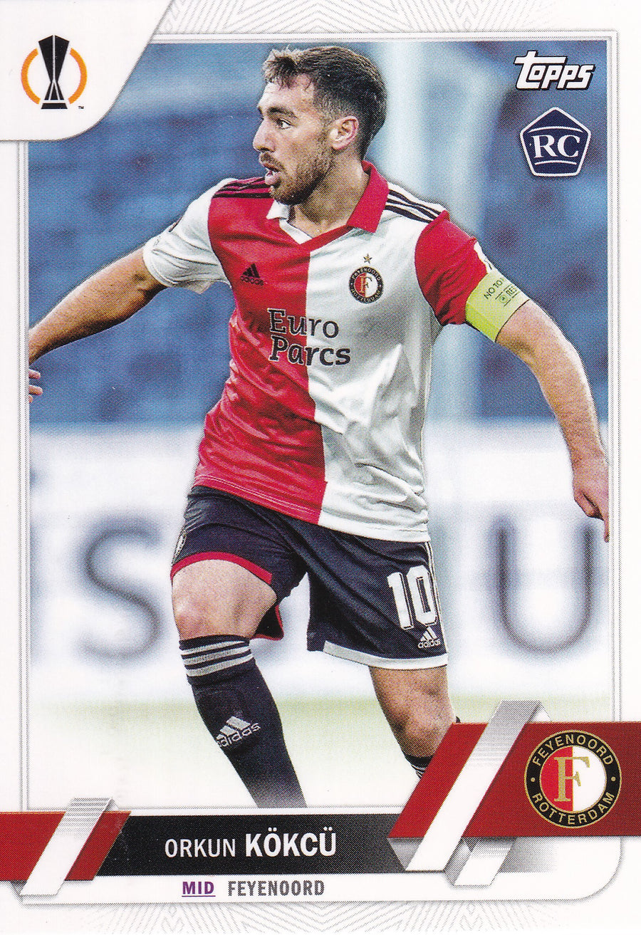 151. ORKUN KOKCU - FEYENOORD - ROOKIE CARD