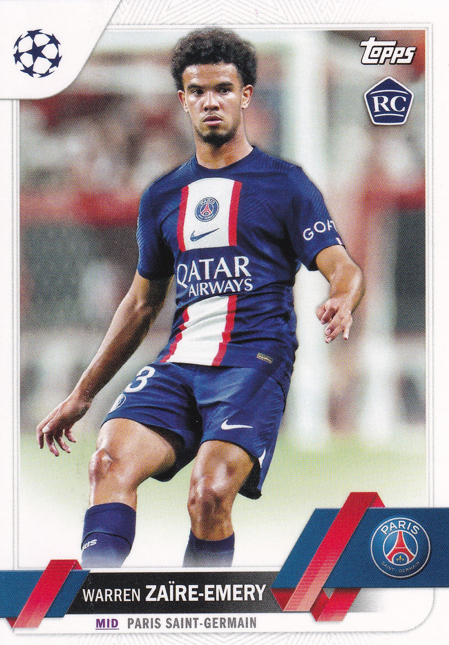 135. WARREN ZAIRE-EMERY - PARIS SAINT-GERMAIN - ROOKIE CARD