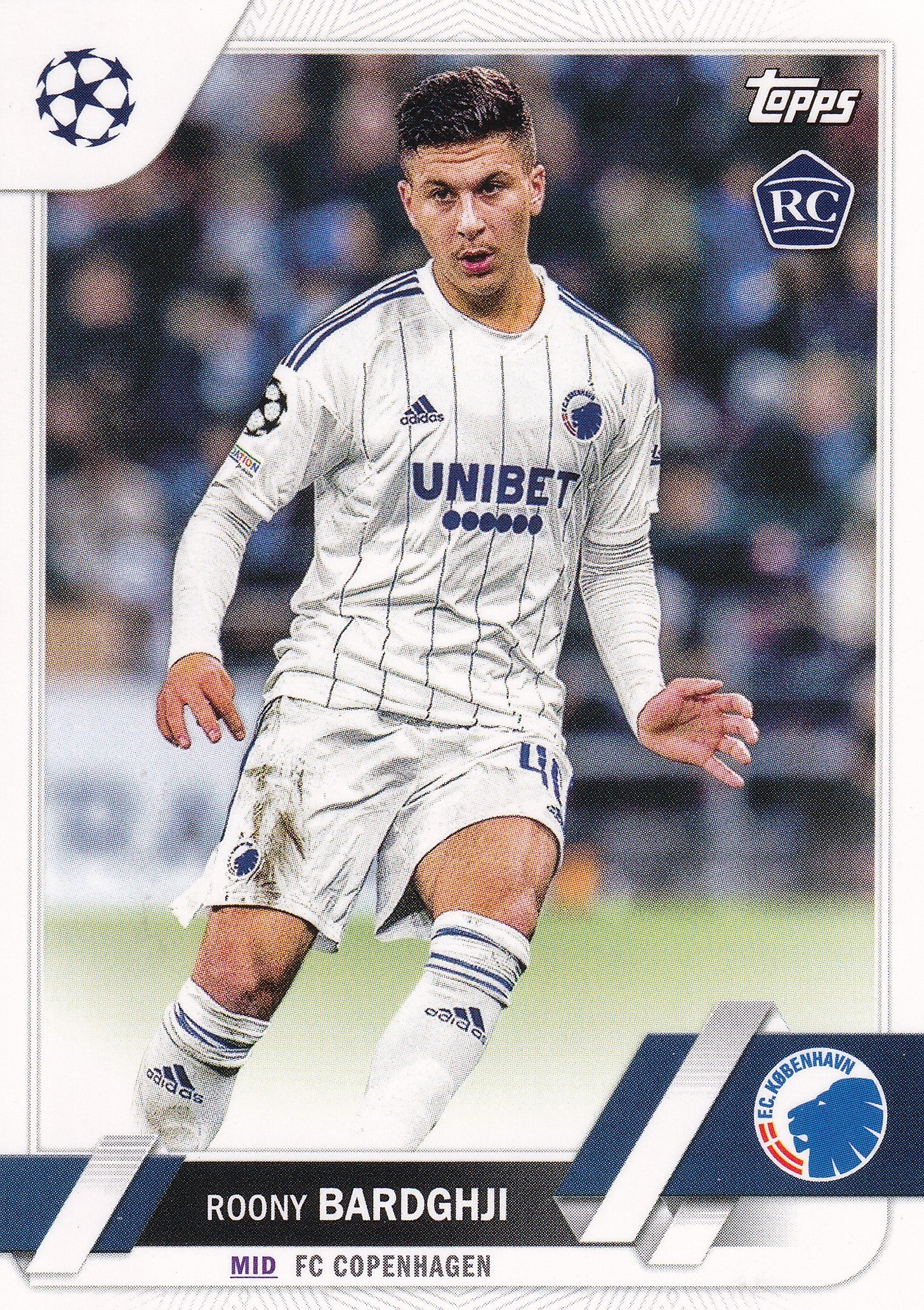 040. ROONY BARDGHJI - FC COPENHAGEN - ROOKIE CARD