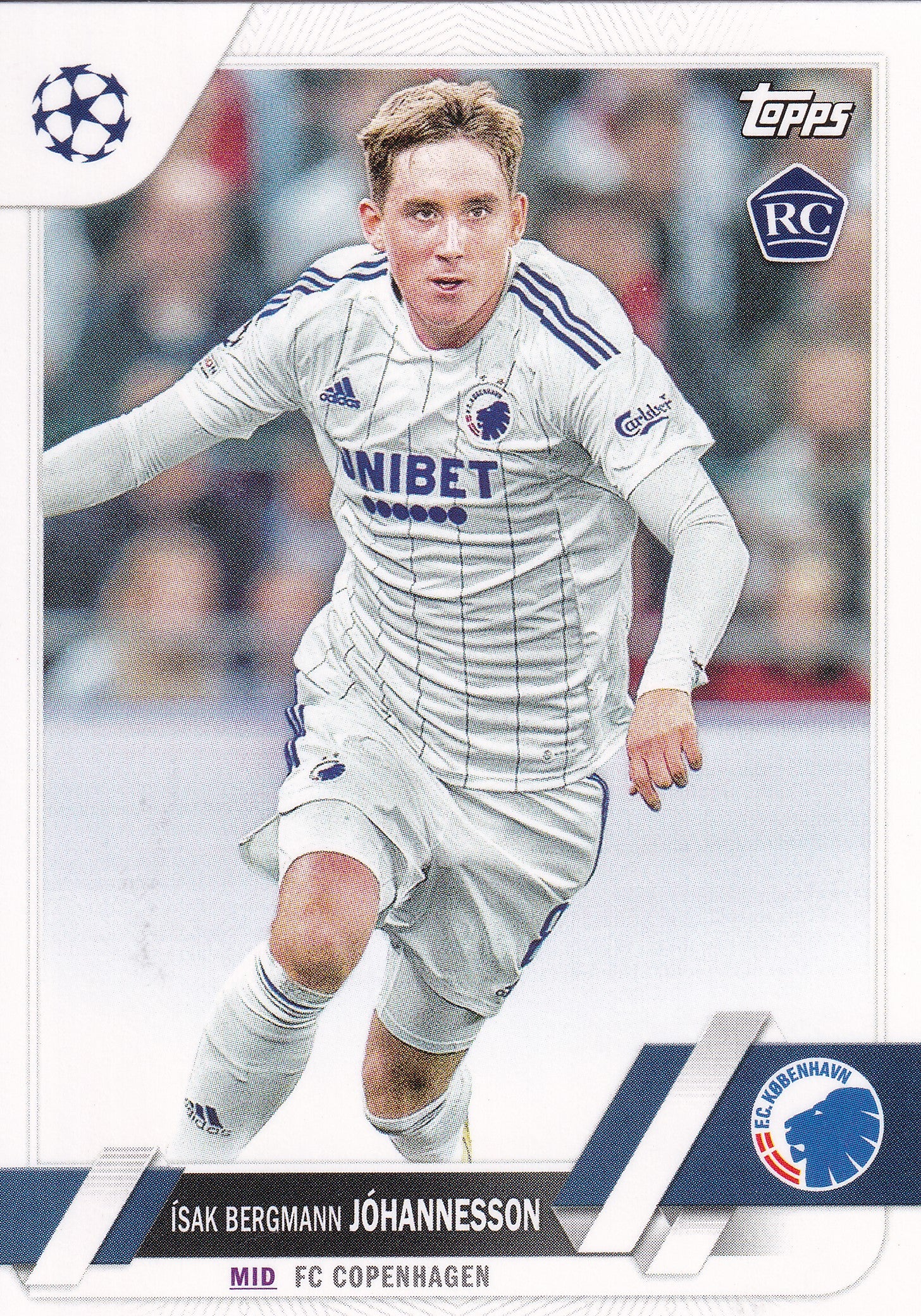 189. ISAK BERGMANN JOHANNESSON - FC COPENHAGEN - ROOKIE CARD