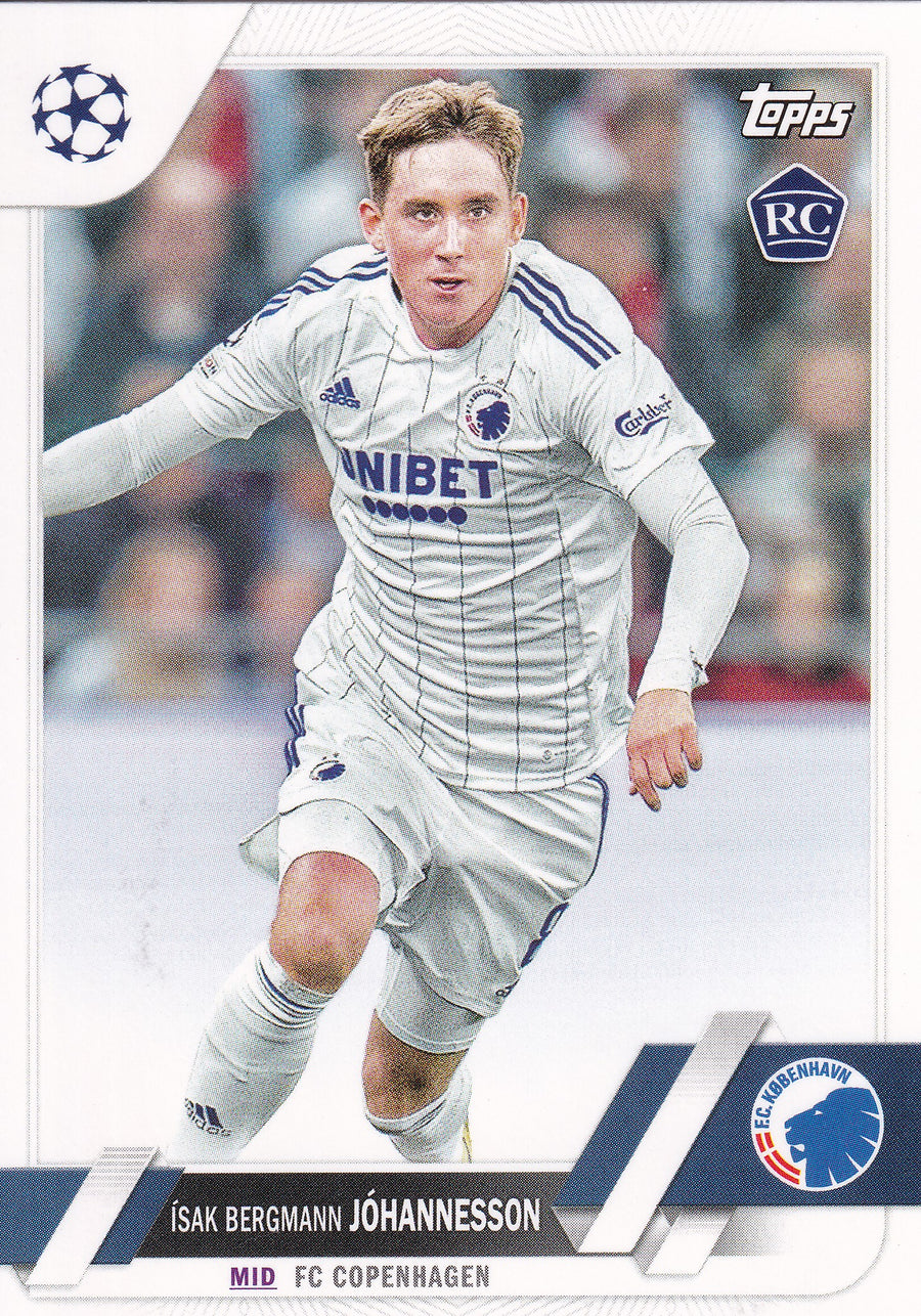 189. ISAK BERGMANN JOHANNESSON - FC COPENHAGEN - ROOKIE CARD