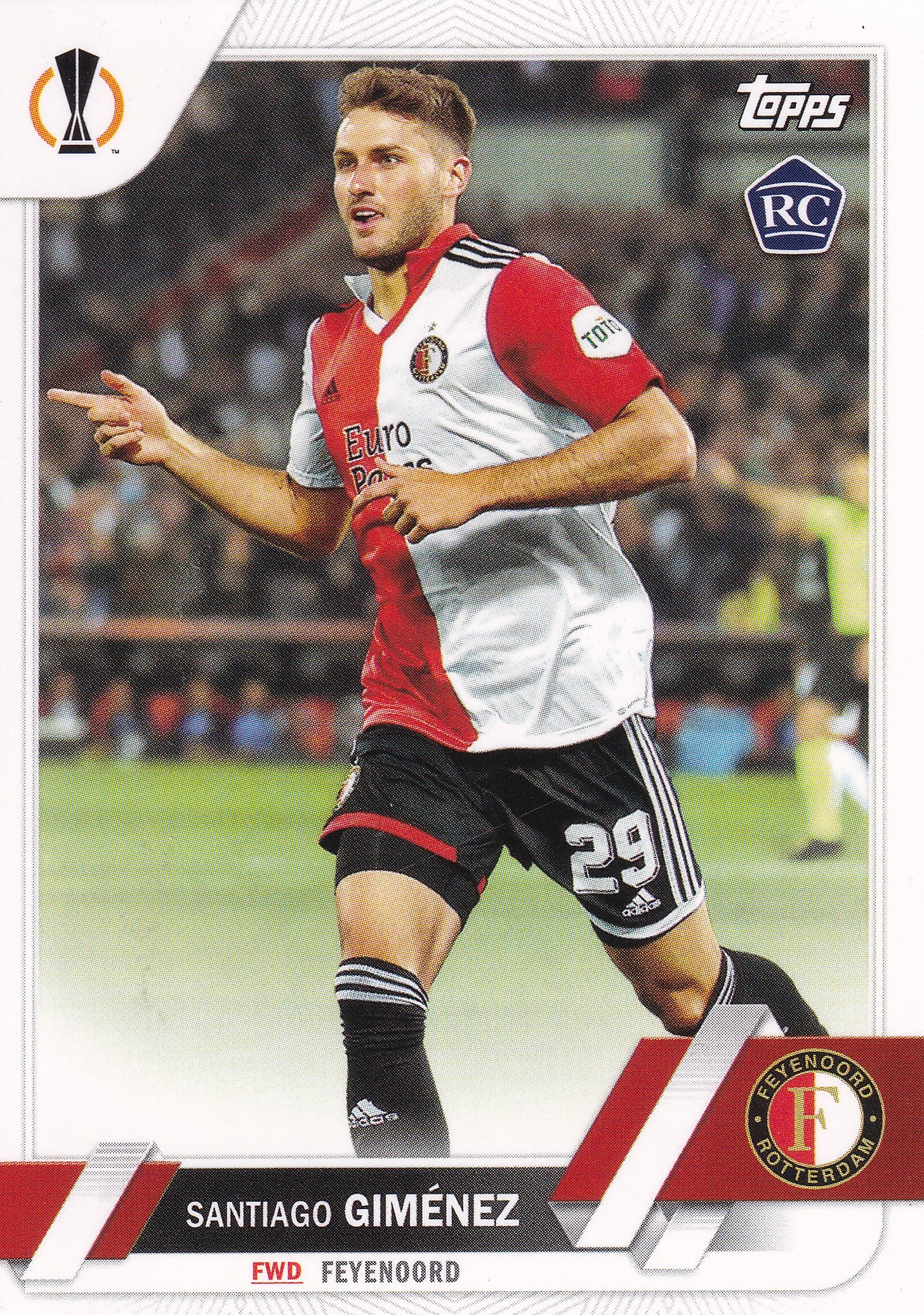 153. SANTIAGO GIMENEZ - FEYENOORD - ROOKIE CARD