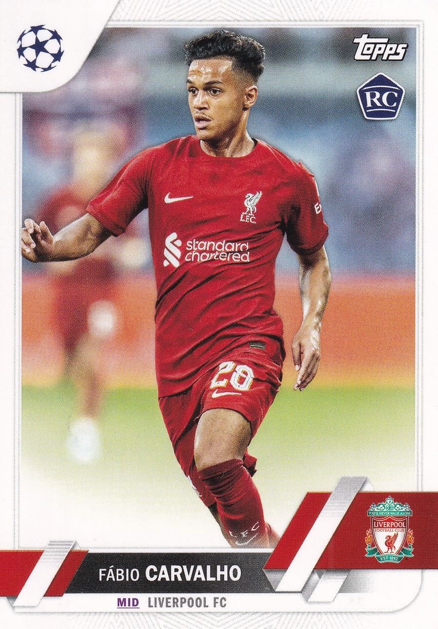 028. FABIO CARVALHO - LIVERPOOL FC - ROOKIE CARD