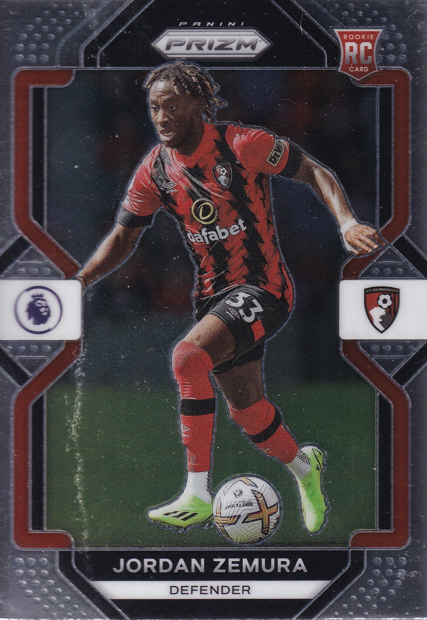 222. JORDAN ZEMURA - BOURNEMOUTH - ROOKIE CARD