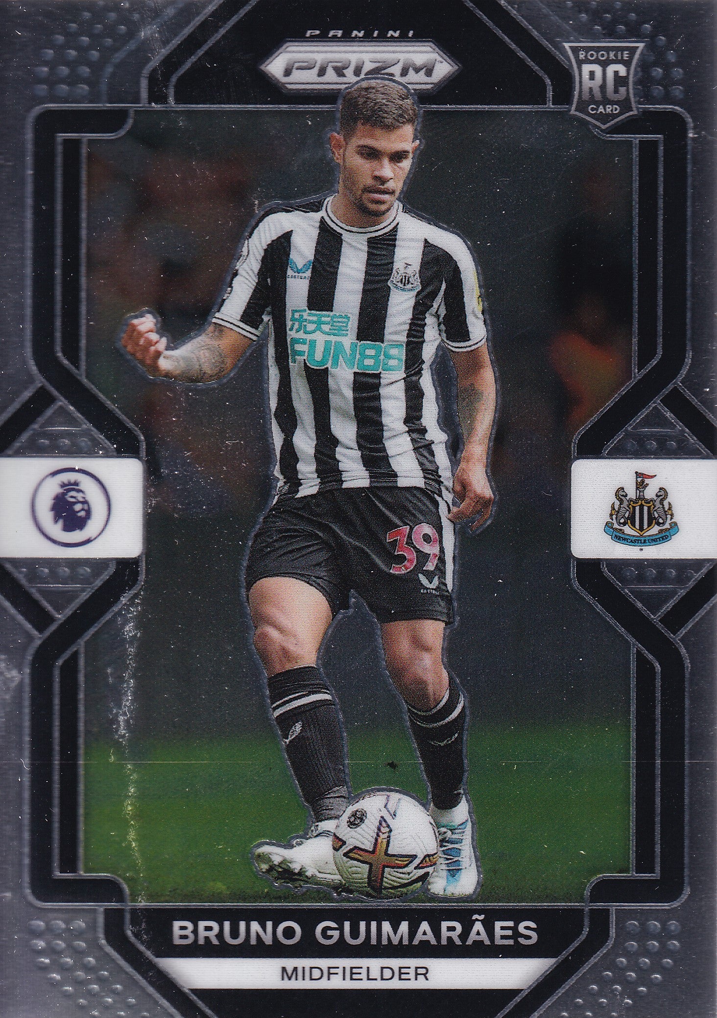 179. BRUNO GUIMARÂES - NEWCASTLE UNITED - ROOKIE CARD