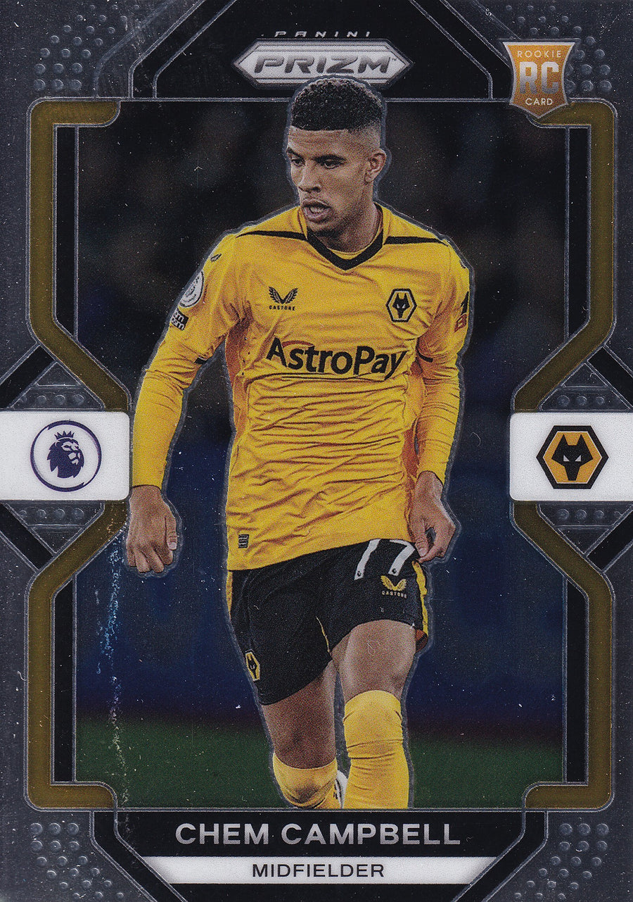 254. CHEM CAMPBELL - WOLVERHAMPTON WANDERERS - ROOKIE CARD