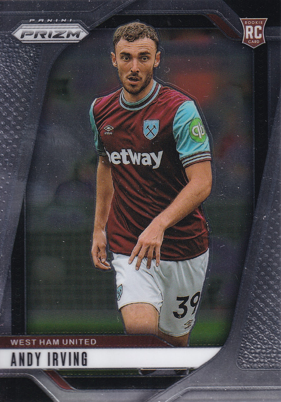 155. ANDY IRVING - WEST HAM UNITED - ROOKIE CARD