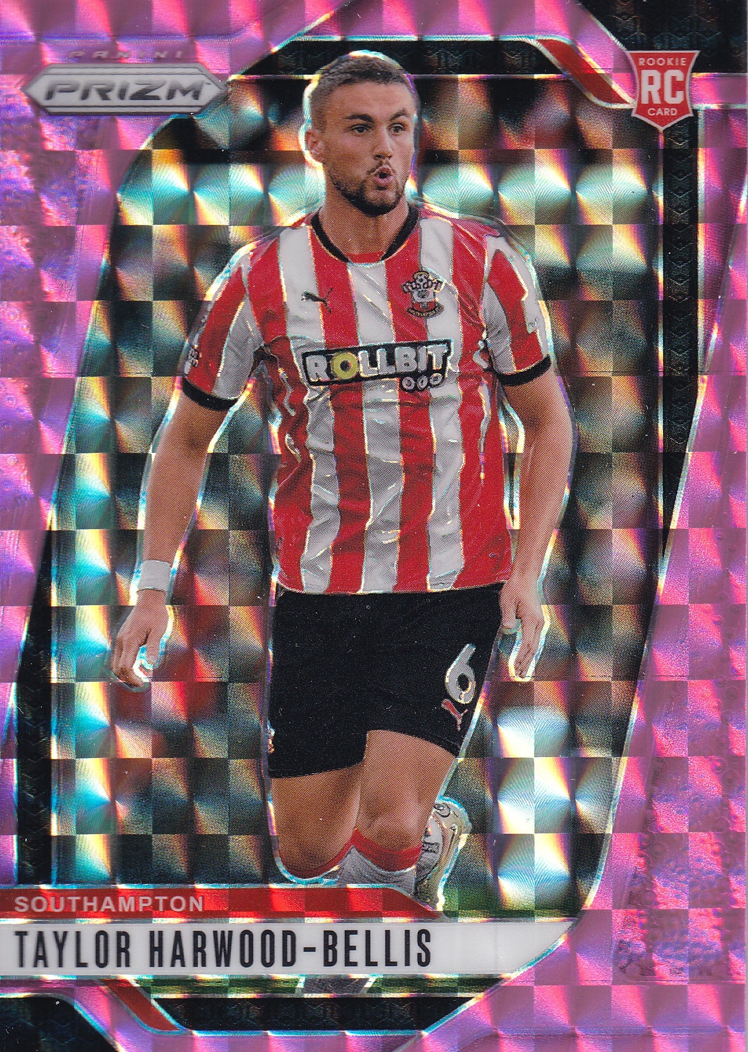 293. TAYLOR HARWOOD-BELLIS - SOUTHAMPTON - ROOKIE CARD - PINK