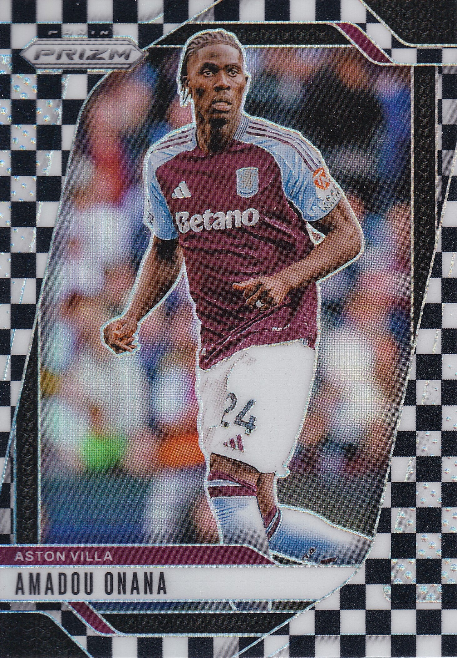 060. AMADOU ONANA - ASTON VILLA - CHECKERBOARD