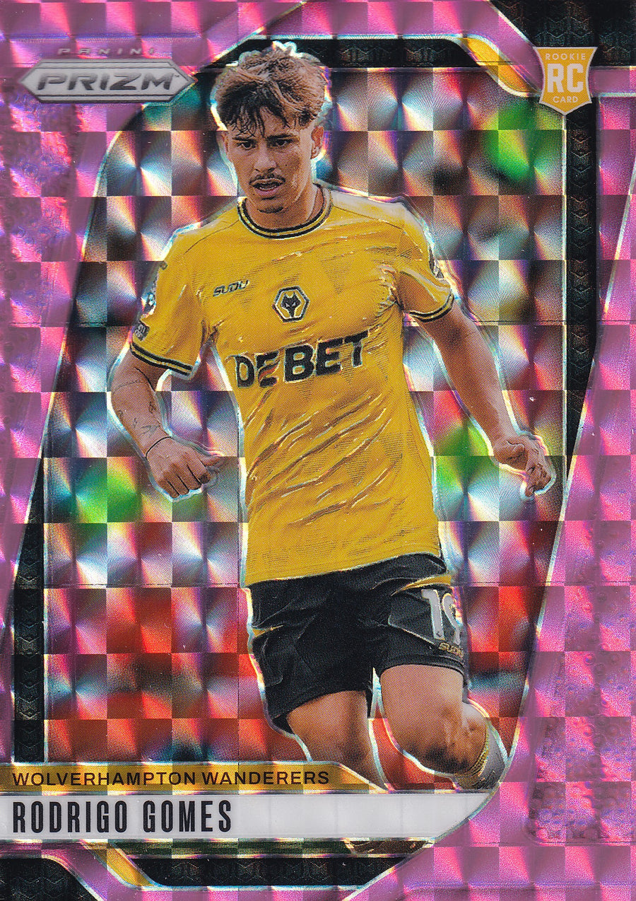 222. RODRIGO GOMES - WOLVERHAMPTON WANDERERS - ROOKIE CARD - PINK