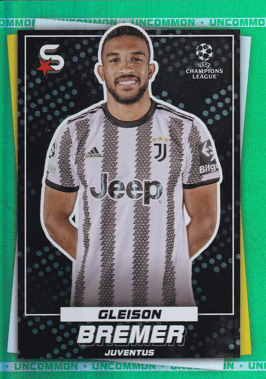 085. GLEISON BREMER - JUVENTUS - GREEN UNCOMMON