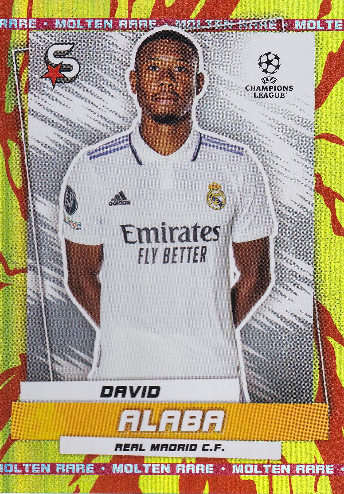 038. DAVID ALABA - REAL MADRID C.F. - MOLTEN RARE