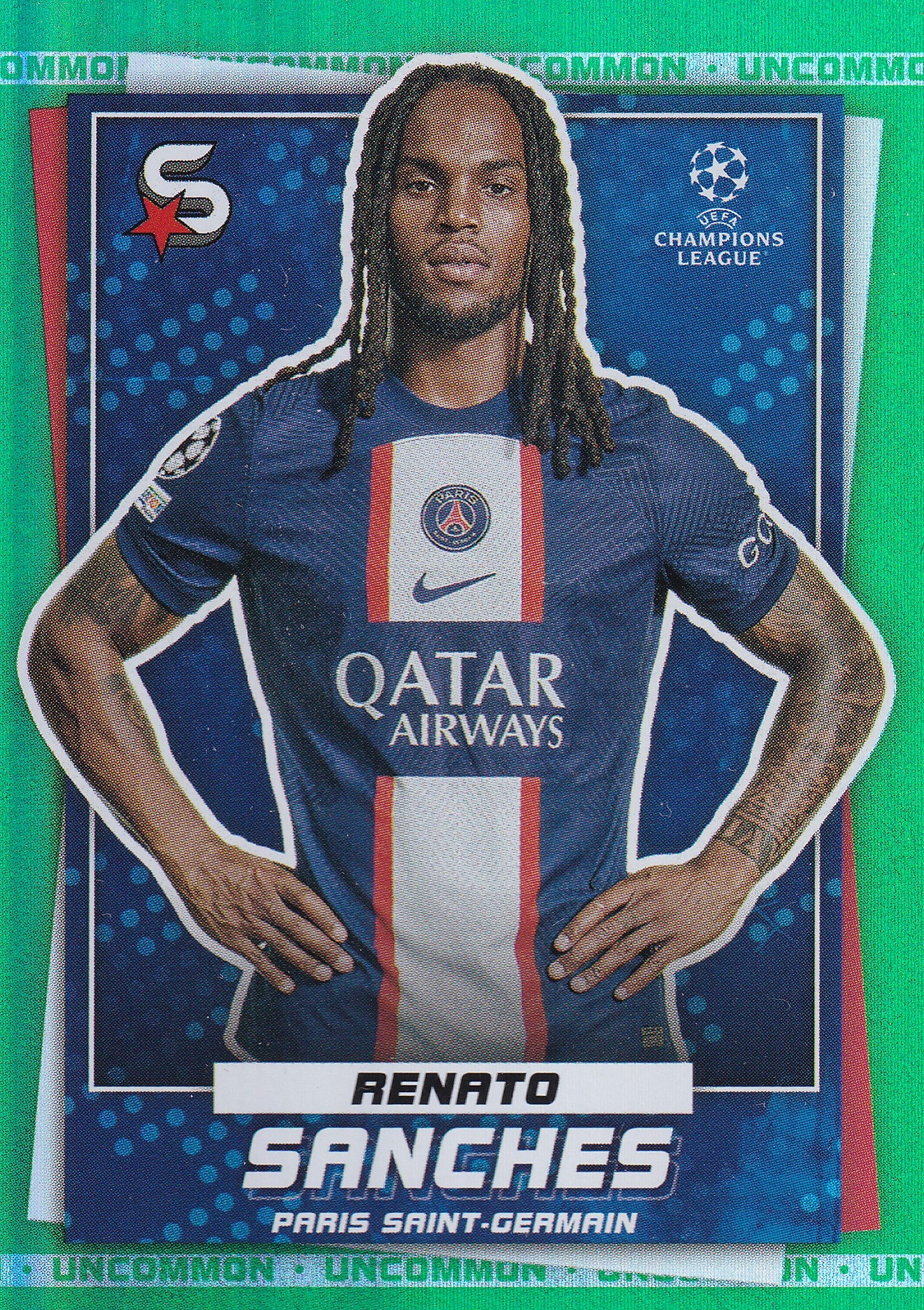 131. RENATO SANCHES - PARIS SAINT-GERMAIN - GREEN UNCOMMON