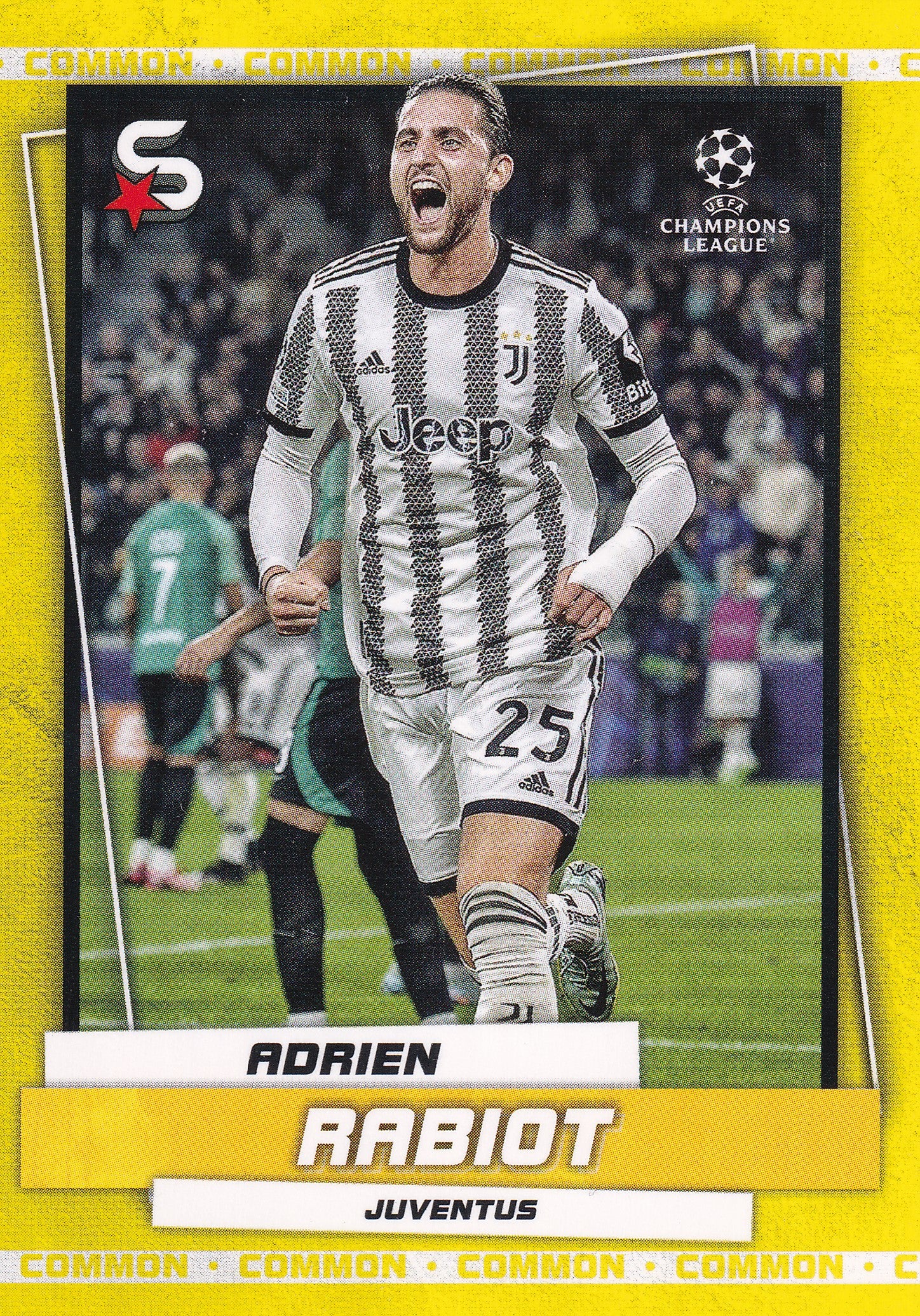 089. ADRIEN RABIOT - JUVENTUS - YELLOW IMAGE