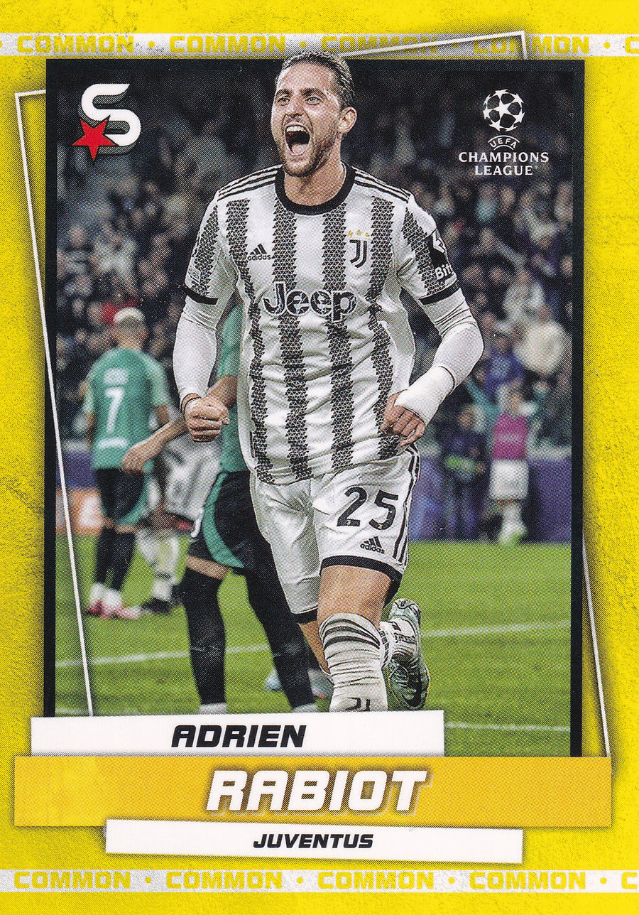 089. ADRIEN RABIOT - JUVENTUS - YELLOW IMAGE