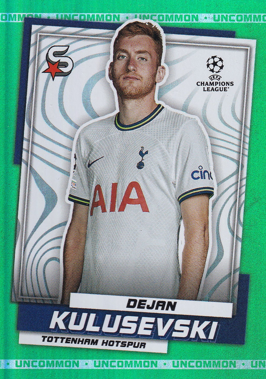 033. DEJAN KULUSEVSKI - TOTTENHAM HOTSPUR - GREEN UNCOMMON
