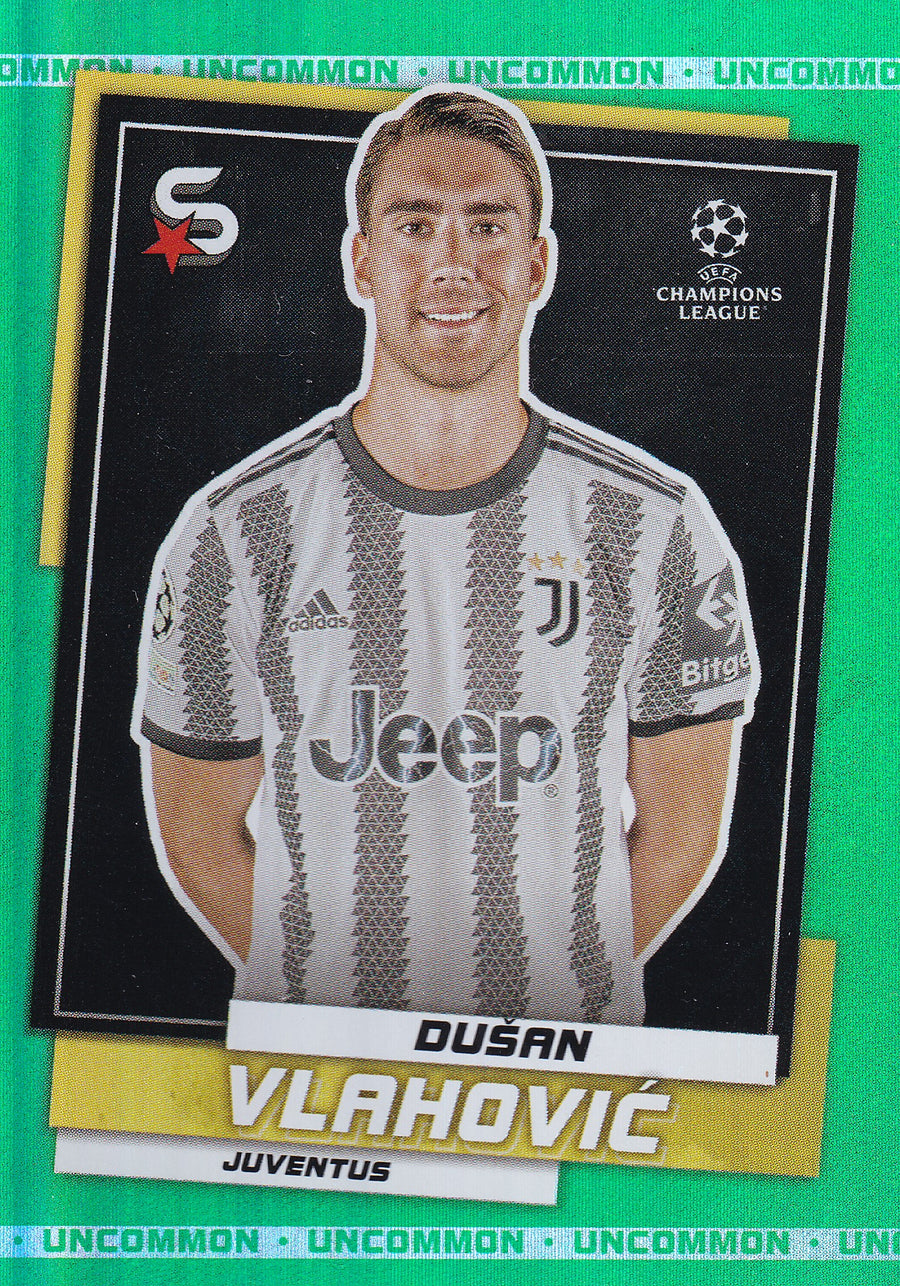 093. DUSAN VLAHOVIC - JUVENTUS - GREEN UNCOMMON