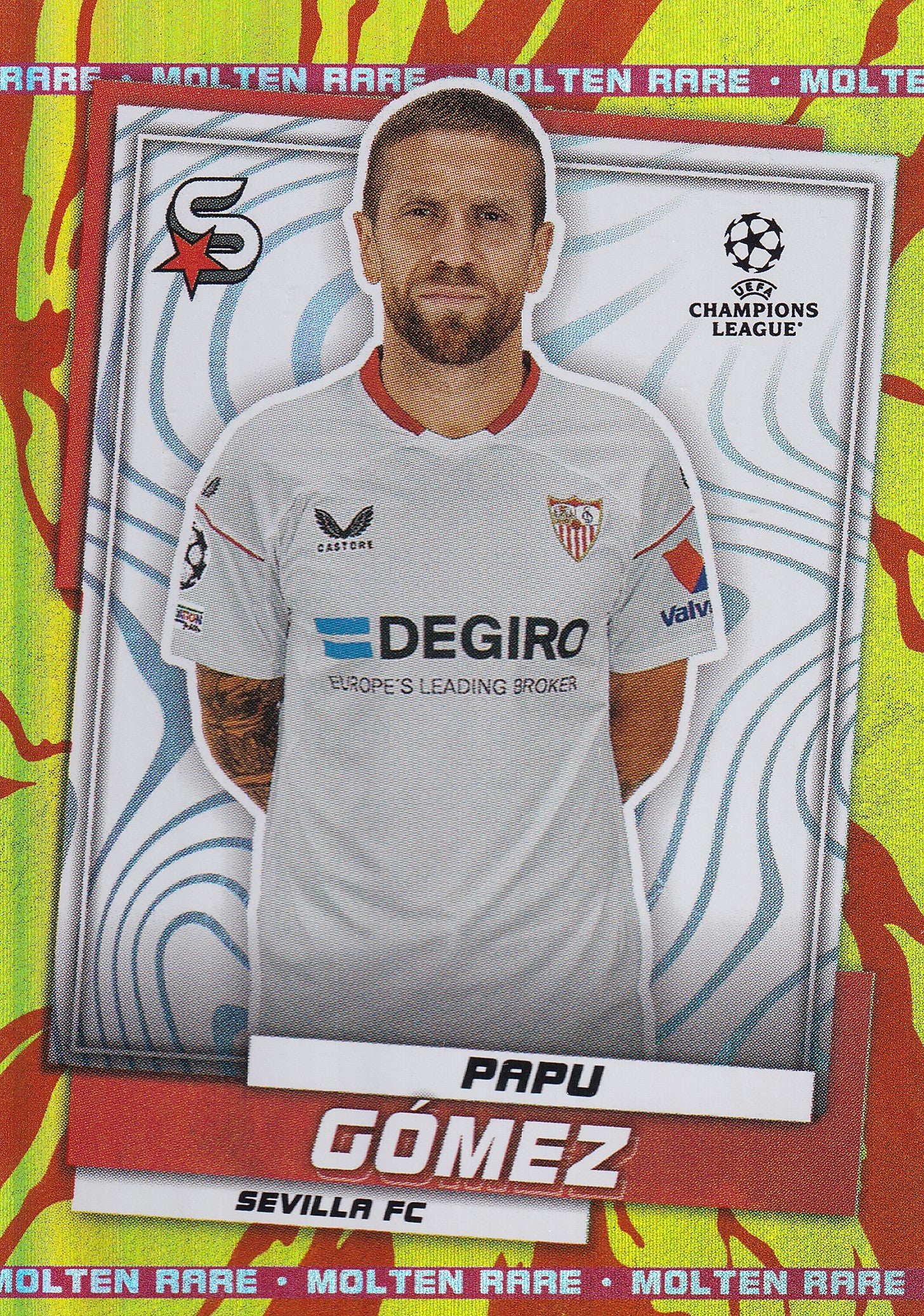 066. PAPU GOMEZ - SEVILLA FC - MOLTEN RARE