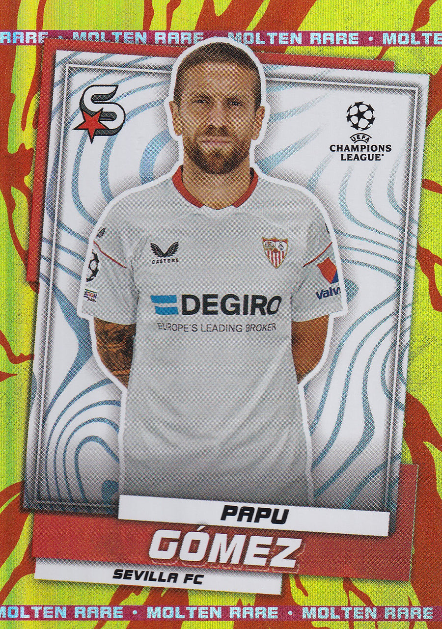 066. PAPU GOMEZ - SEVILLA FC - MOLTEN RARE
