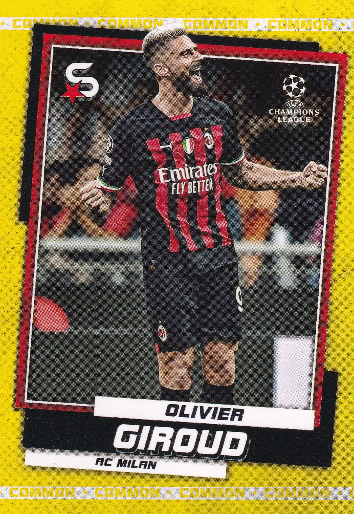 075. OLIVIER GIROUD - AC MILAN - YELLOW IMAGE