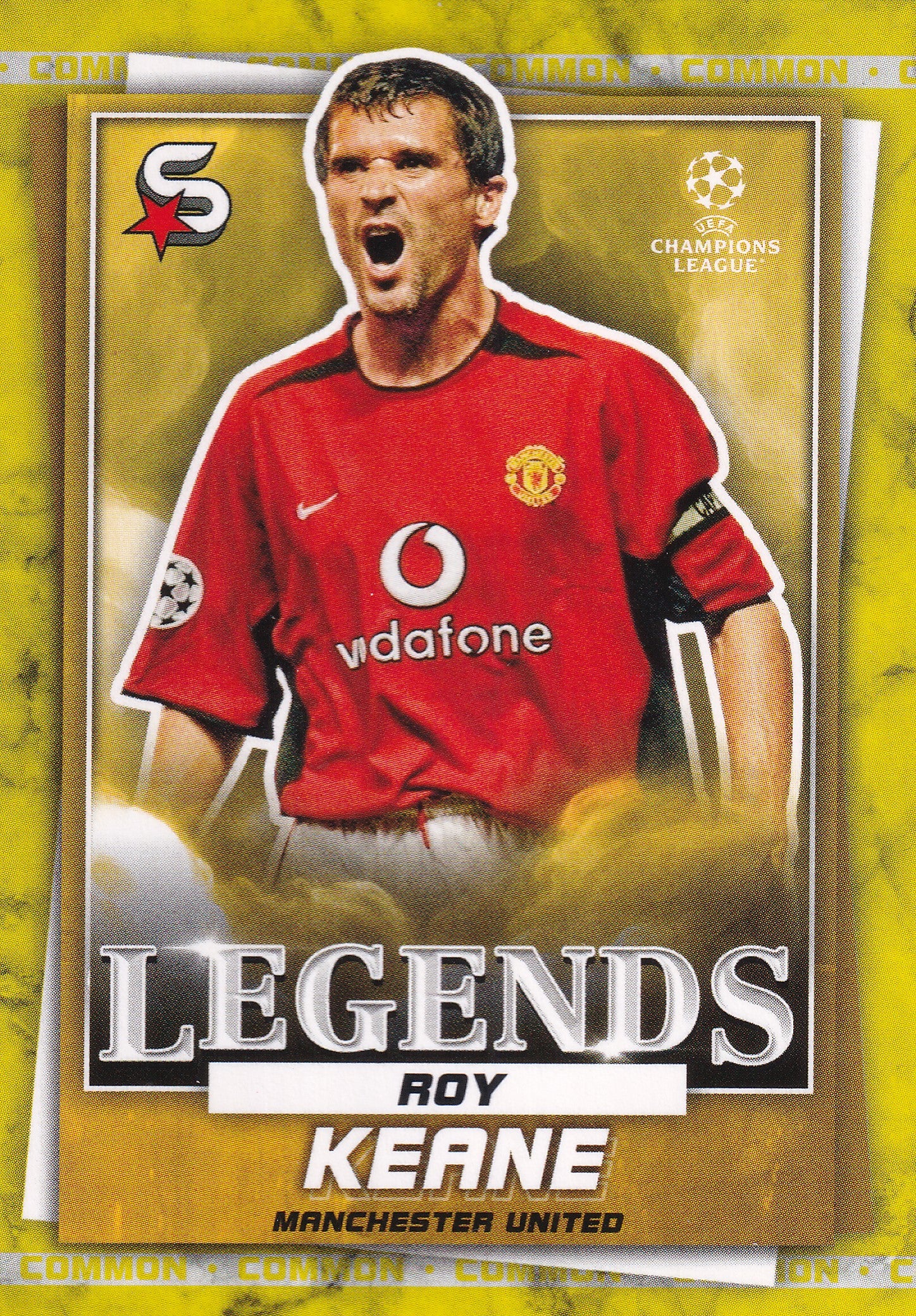 193. ROY KEANE - MANCHESTER UNITED - LEGENDS - YELLOW IMAGE