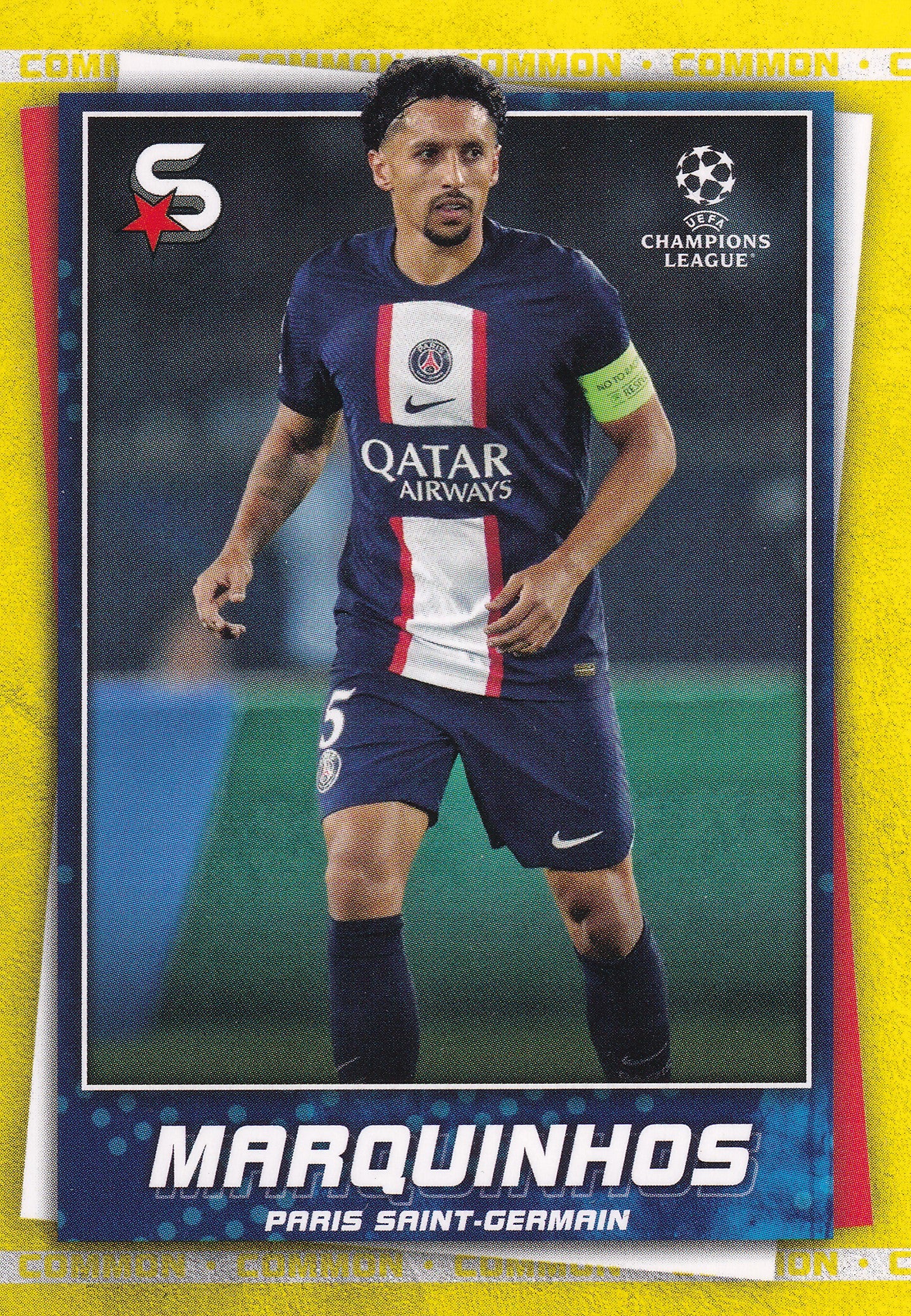 128. MARQUINHOS - PARIS SAINT-GERMAIN - YELLOW IMAGE