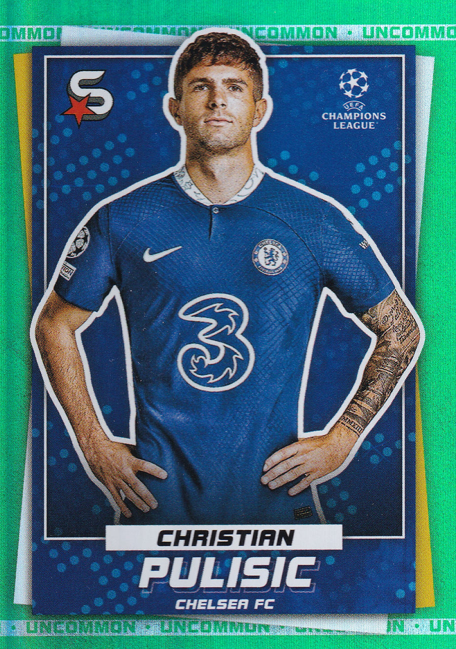 028. CHRISTIAN PULISIC - CHELSEA FC - GREEN UNCOMMON