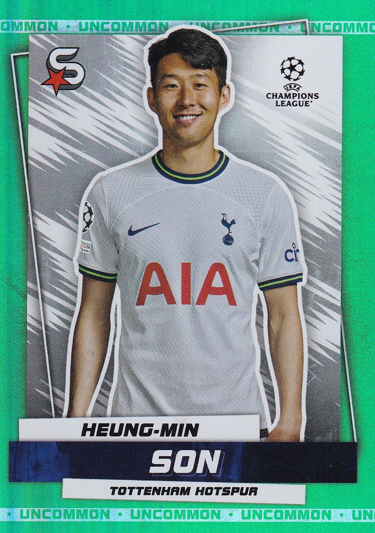 035. HEUNG-MIN SON - TOTTENHAM HOTSPUR - GREEN UNCOMMON