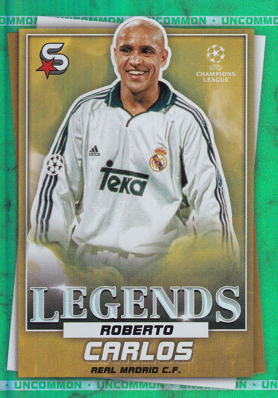 194. ROBERTO CARLOS - REAL MADRID C.F. - LEGENDS - GREEN UNCOMMON