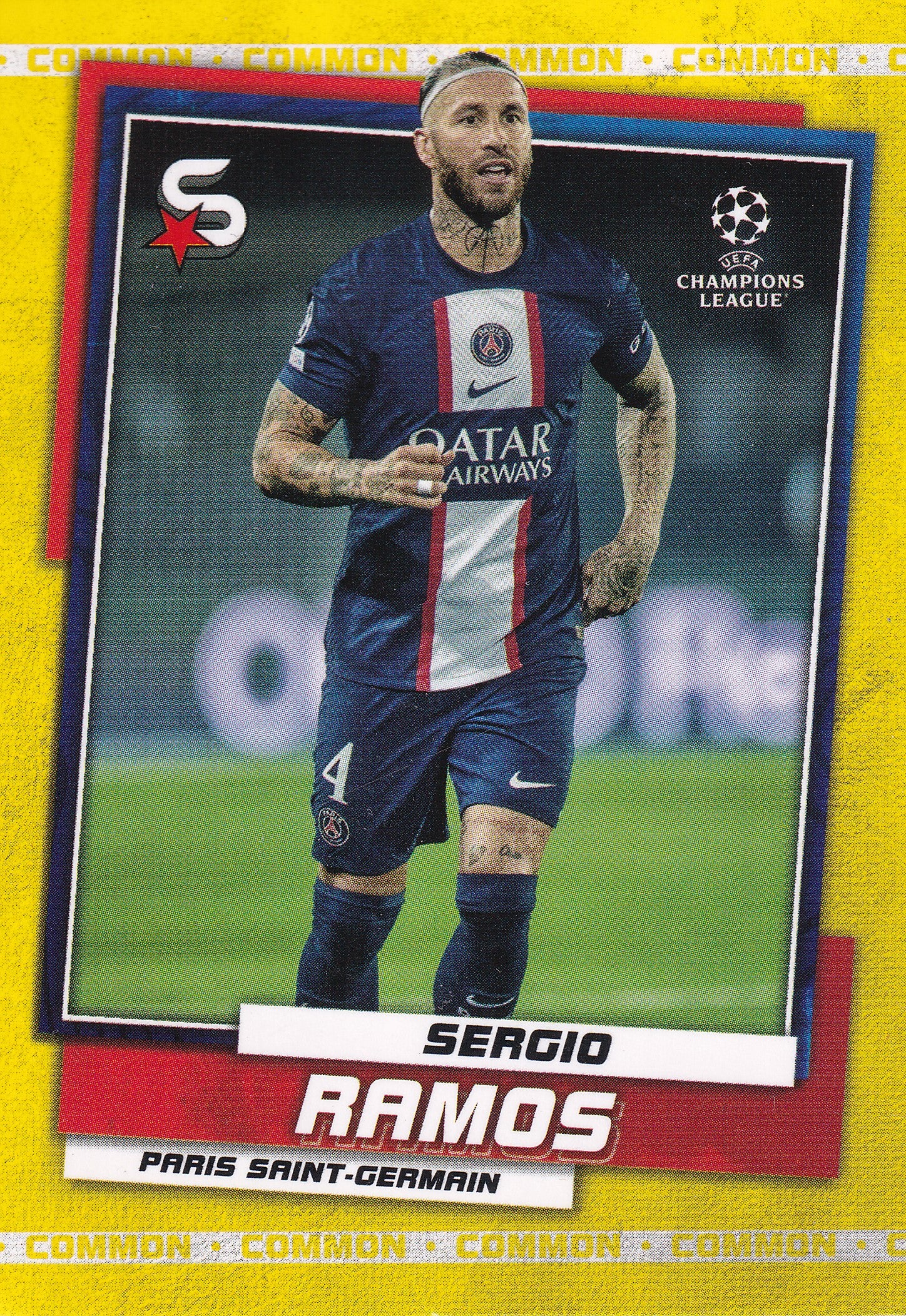 130. SERGIO RAMOS - PARIS SAINT-GERMAIN - YELLOW IMAGE