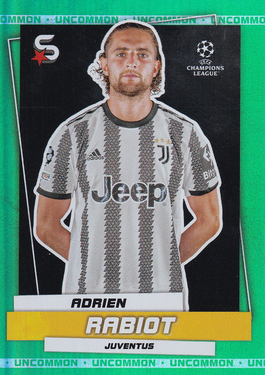 089. ADRIEN RABIOT - JUVENTUS - GREEN UNCOMMON