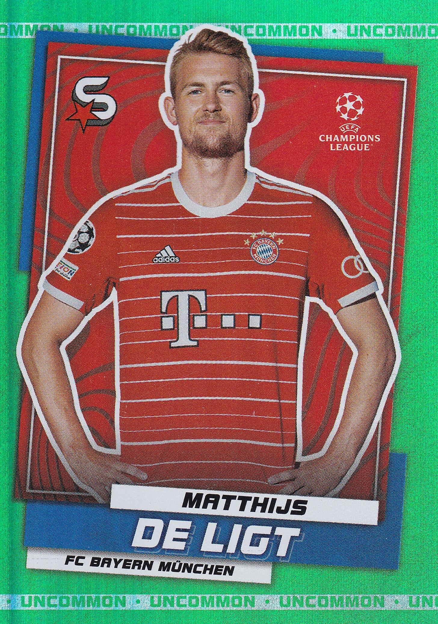 096. MATTHIJS DE LIGT - FC BAYERN MUNCHEN - GREEN UNCOMMON