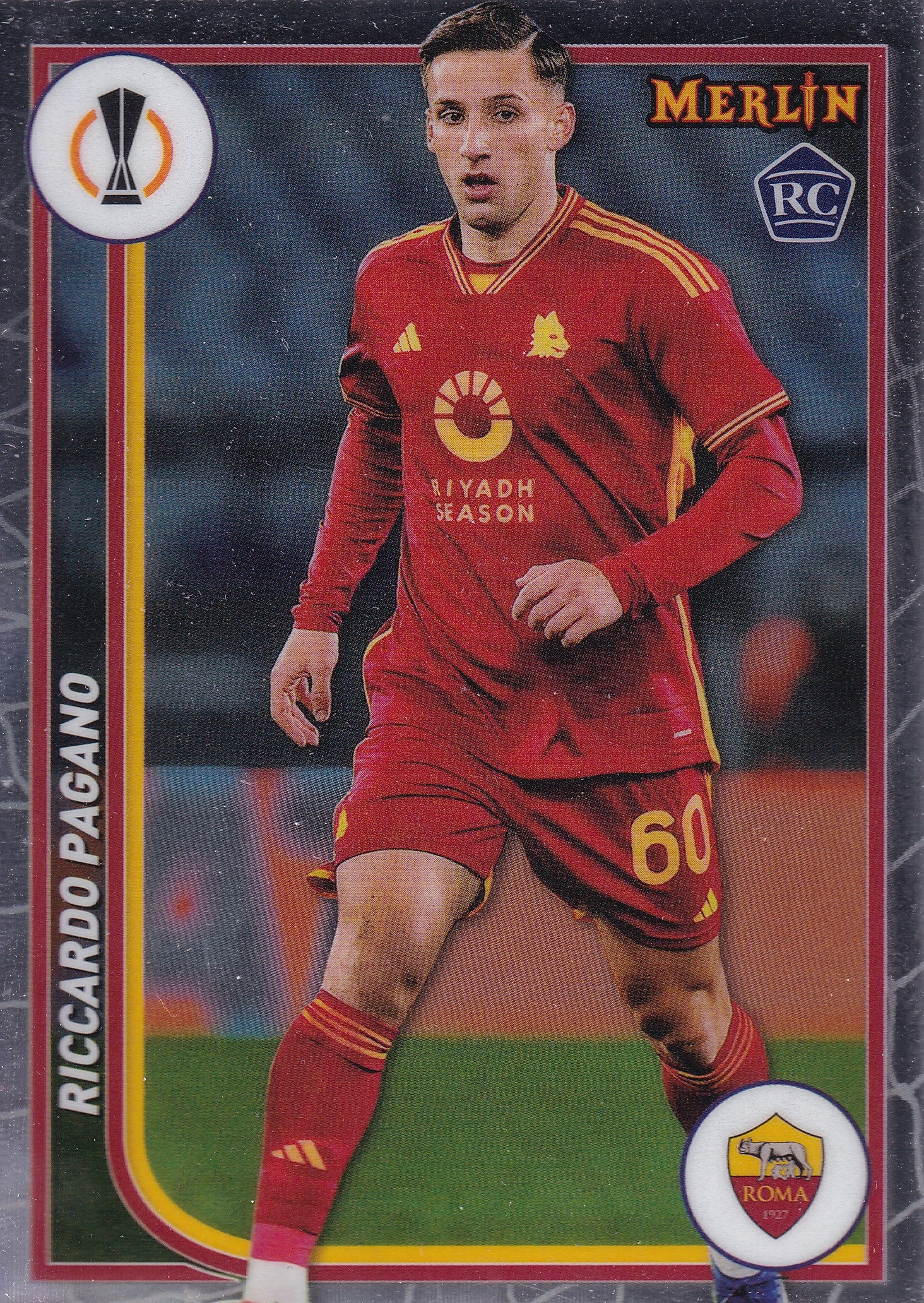 095. RICCARDO PAGANO - AS ROMA - ROOKIE CARD