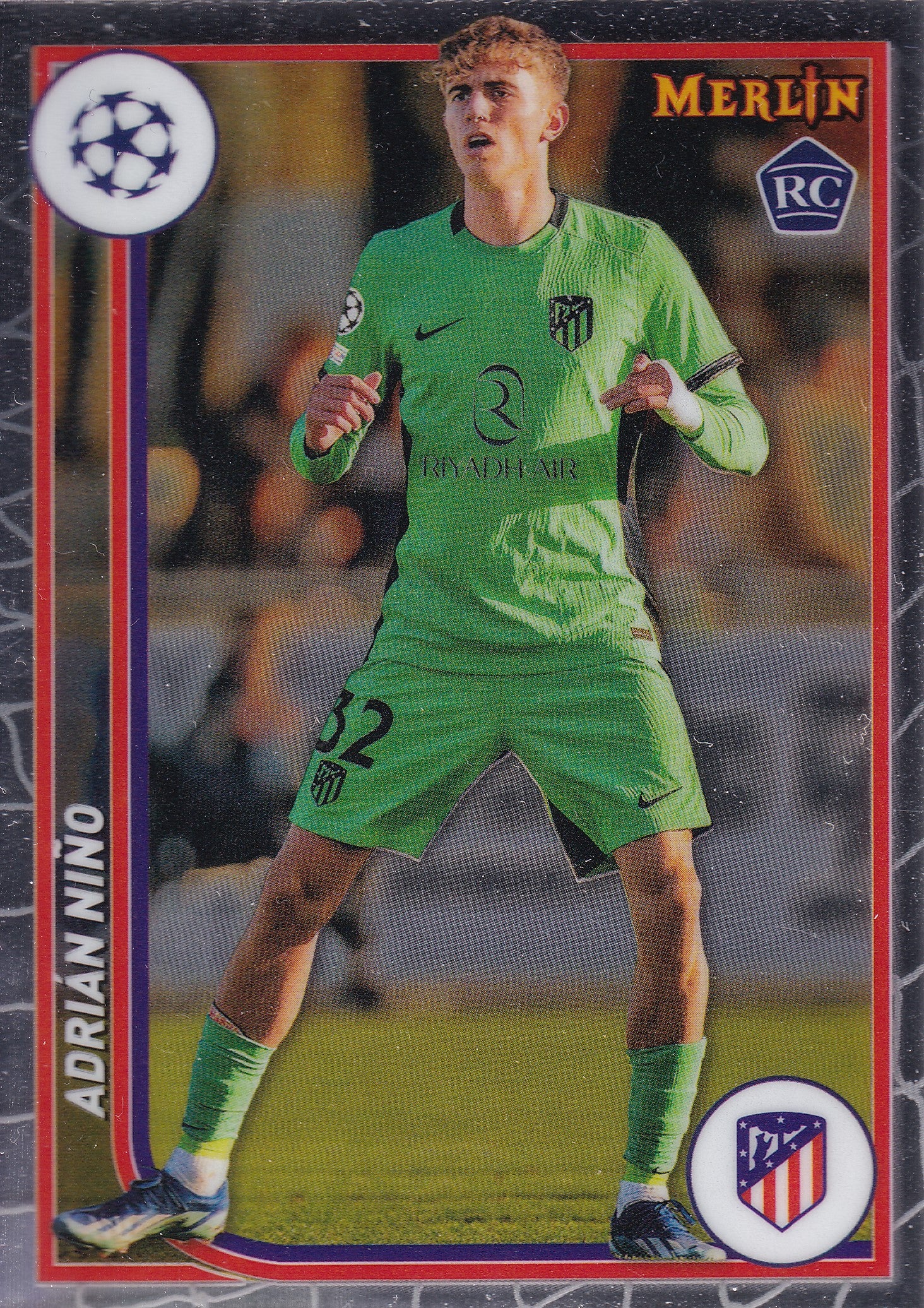 019. ADRIAN NIÑO - ATLETICO DE MADRID - ROOKIE CARD