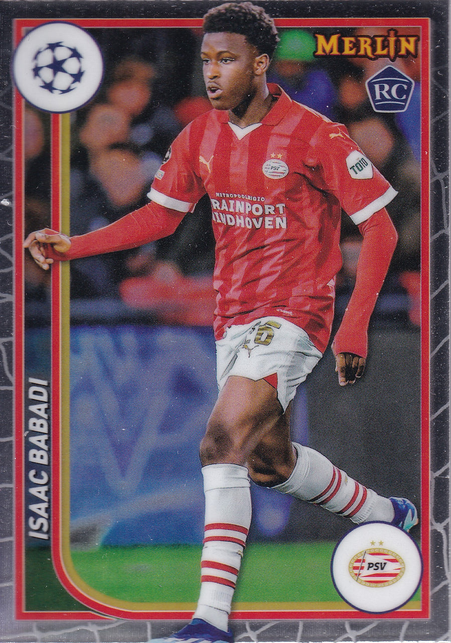 100. ISAAC BABADI - PSV EINDHOVEN - ROOKIE CARD