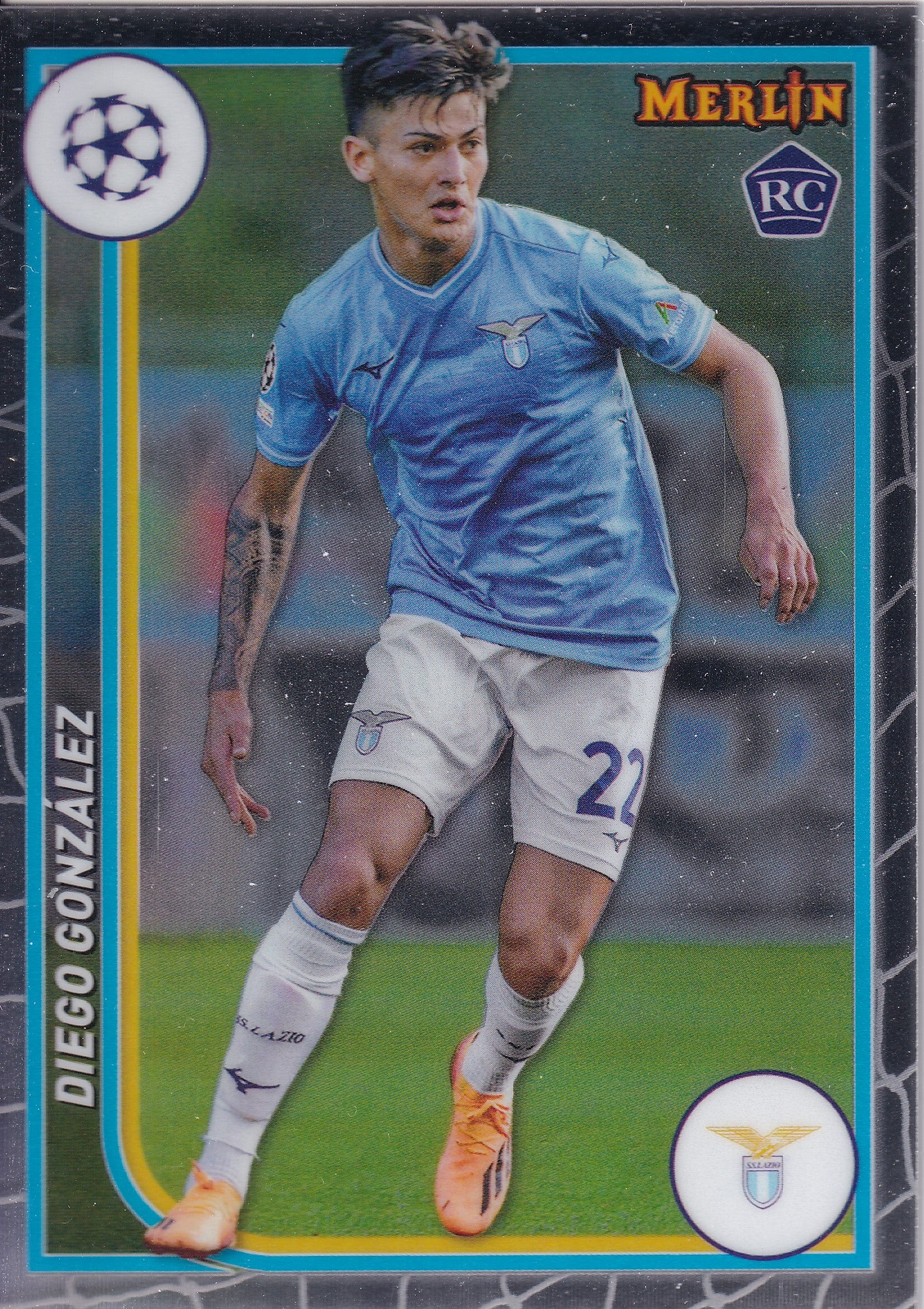120. DIEGO GONZALEZ - SS LAZIO - ROOKIE CARD
