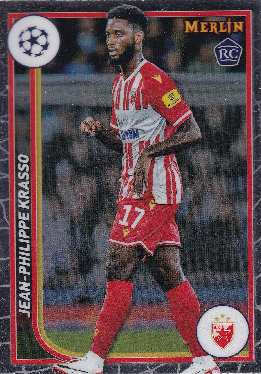 059. JEAN-PHILIPPE KRASSO - FC CRVENA ZVEZDA - ROOKIE CARD