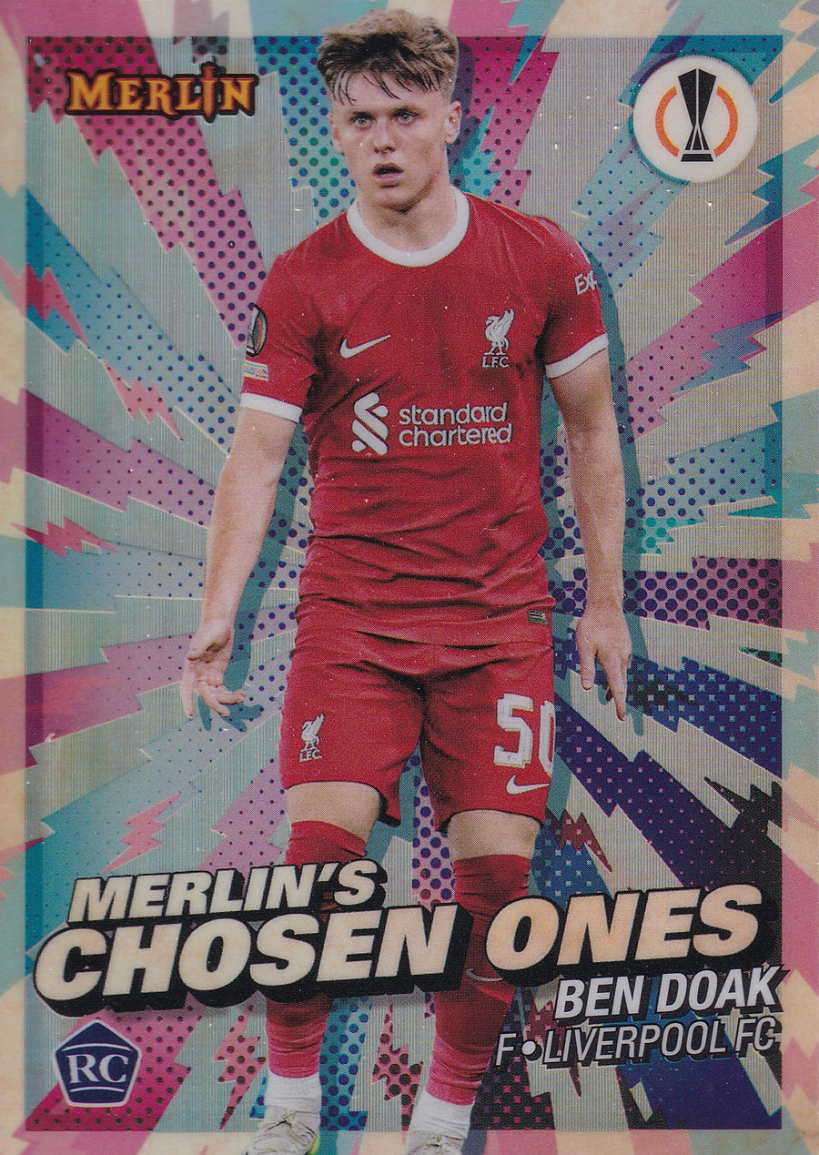 MC-08. BEN DOAK - LIVERPOOL FC - ROOKIE CARD - MERLIN'S CHOSEN ONES