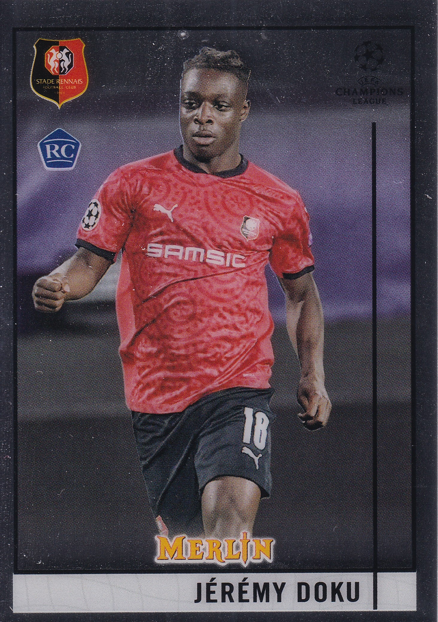 064. JEREMY DOKU - STADE RENNAIS FC - ROOKIE CARD
