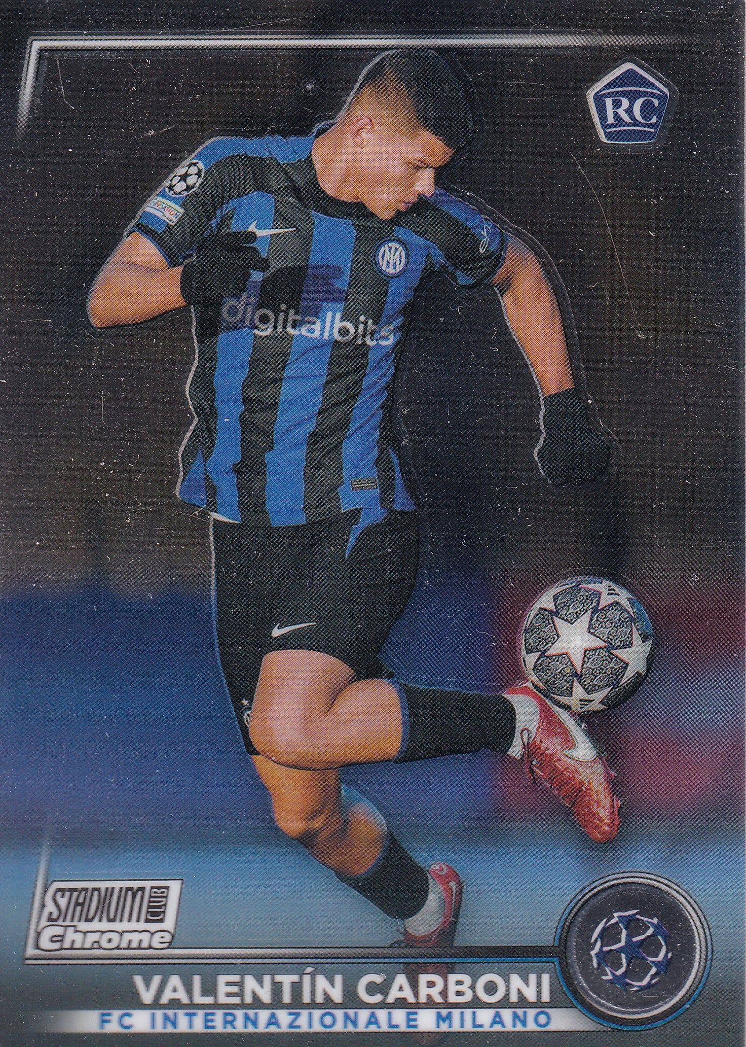 045. VALENTIN CARBONI - FC INTERNAZIONALE MILANO - ROOKIE CARD