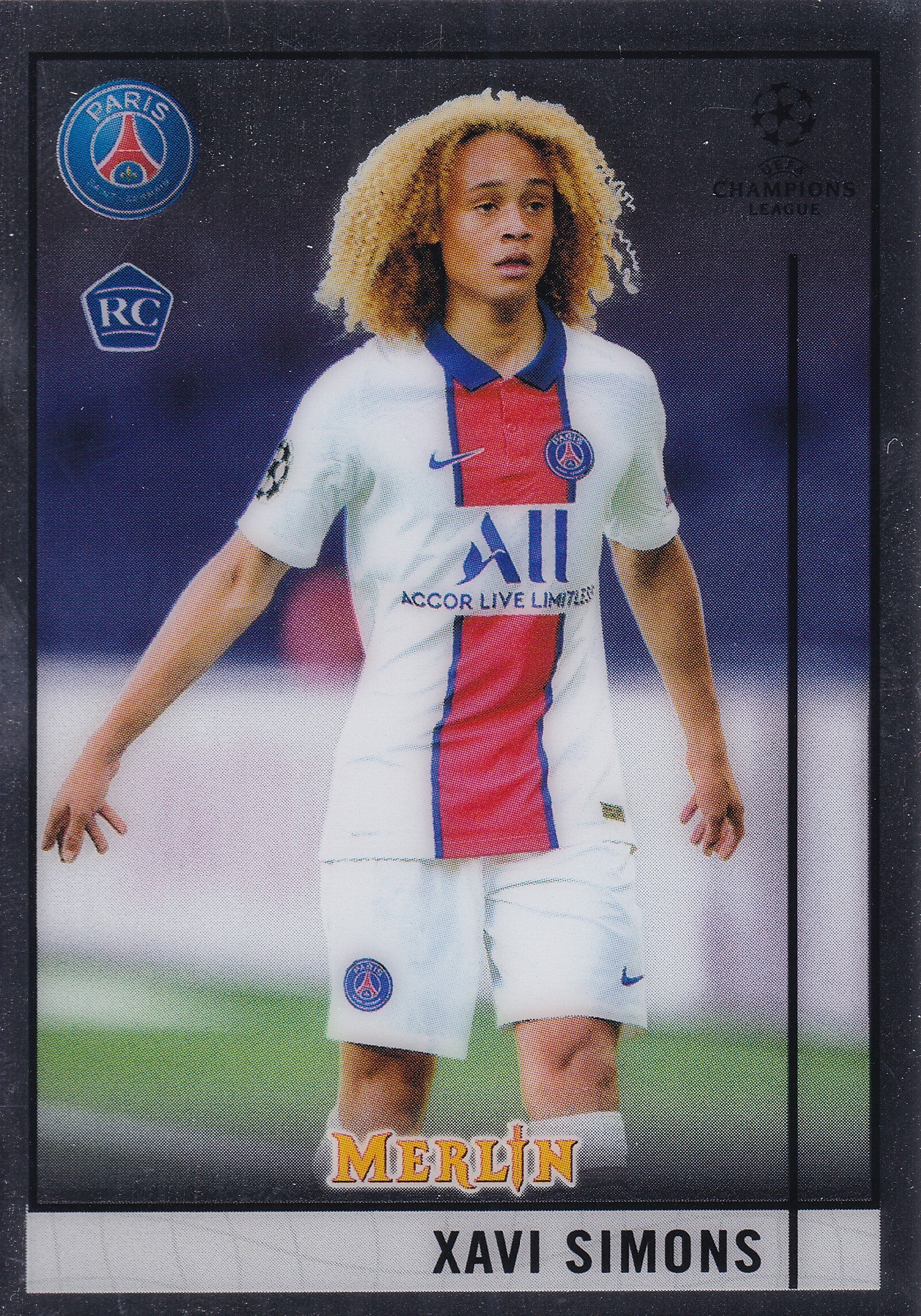 087. XAVI SIMONS - PARIS SAINT-GERMAIN - ROOKIE CARD